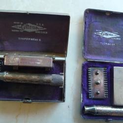 vends lot 2 rasoirs GILETTE  anciens.