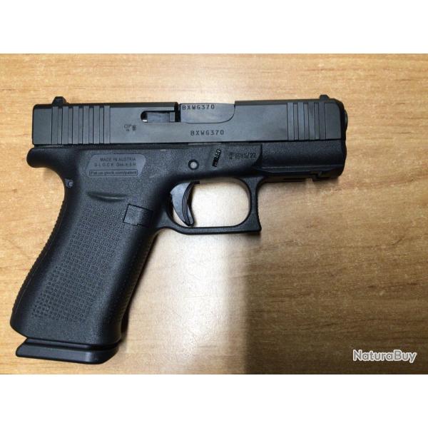 Pistolet GLOCK 43 cal 9X19 arme neuve