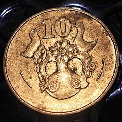 Chypre ,  piece de 10 kibris ttb1983