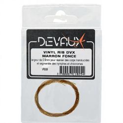 Vinyl Rib DEVAUX marron fonc&eacute;