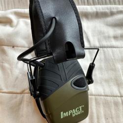 CASQUE ÉLECTRONIQUE IMPACT SPORT - TIR SPORTIF / BALL-TRAP / CHASSE - NEUF