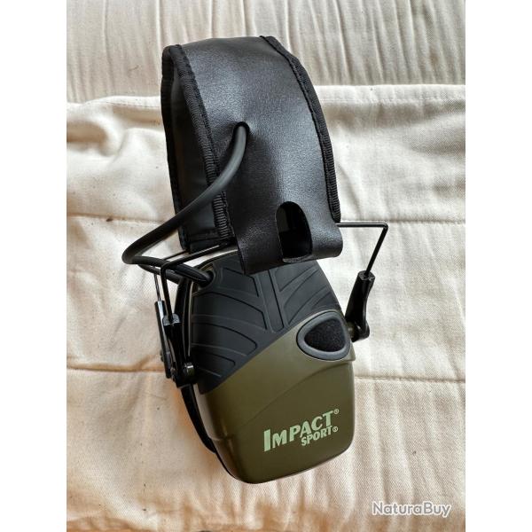 CASQUE LECTRONIQUE IMPACT SPORT - TIR SPORTIF / BALL-TRAP / CHASSE - NEUF