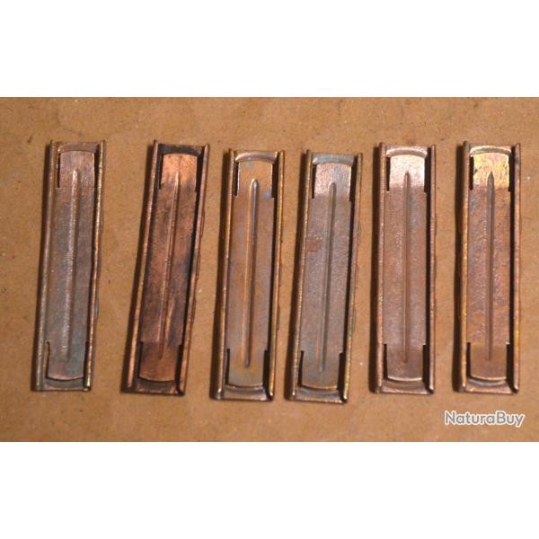 un Lot 6 lames mauser G98 WW1 Lot46