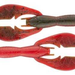 Leurre Souple Netbait Baby Paca Craw Baitfuel 9,5cm 9,5cm par 9 Texas Red