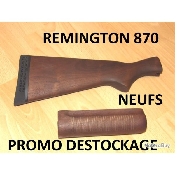 crosse NEUVE + devant fusil REMINGTON 870 (bois modle POLICE) - VENDU PAR JEPERCUTE (b12152)