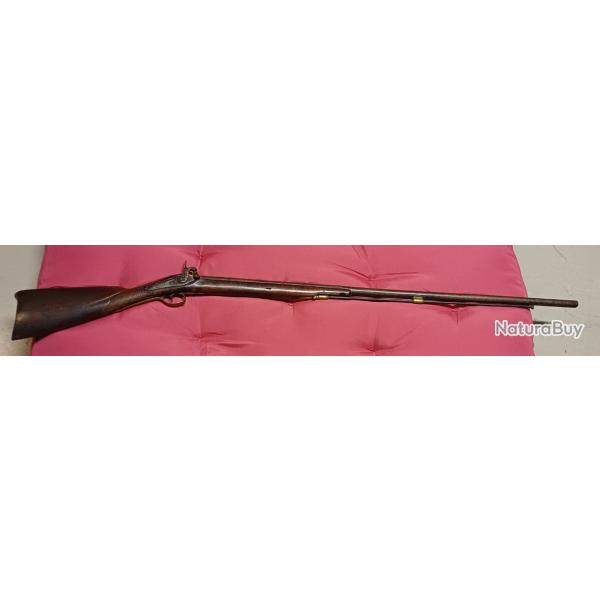 Tr�s ancien fusil de chasse - canardi�re � percussion centrale - cal. 10 - 136 cm