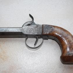 pistolet de voyage milieu 19ème
