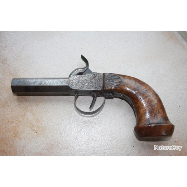 pistolet de voyage milieu 19me