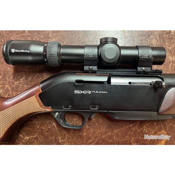 OCCASION WINCHESTER SXR CAL 30-06 AVEC LUNETTE 1-4X24 NIKKOSTIRLINS MONTAGE FIXE TRES BON ETAT