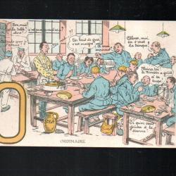 alphabet militaire lettre o ordinaire carte ancienne humoristique
