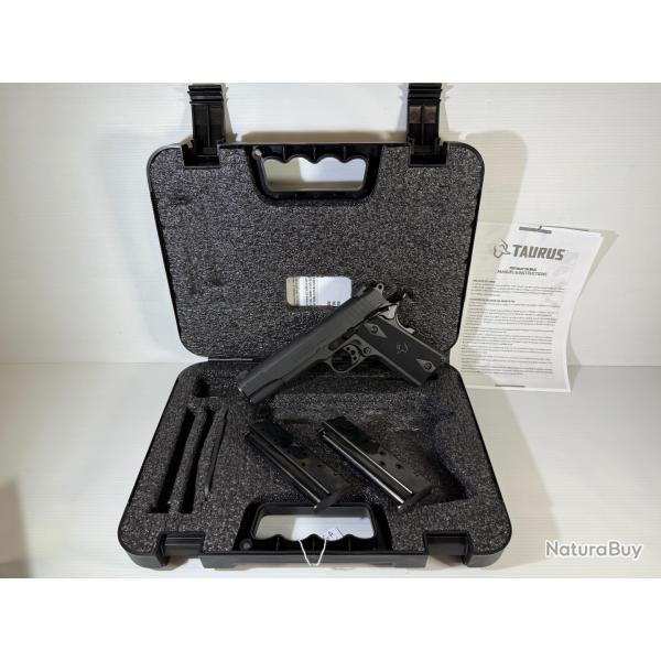 CATEGORIE B PISTOLET TAURUS CAL 9X19 PT 1911 BLACK +MALETTE FRAIS DE PORT OFFERT