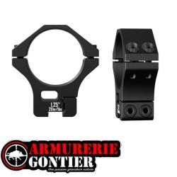 DiscoveryOpt 6061 - Jeu de 2 colliers Dovetail multi-diamètres - Ø 25.4 / 30 / 34 mm - Rail 9/11 mm 