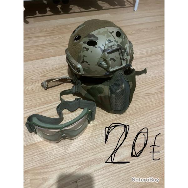 casque airsoft