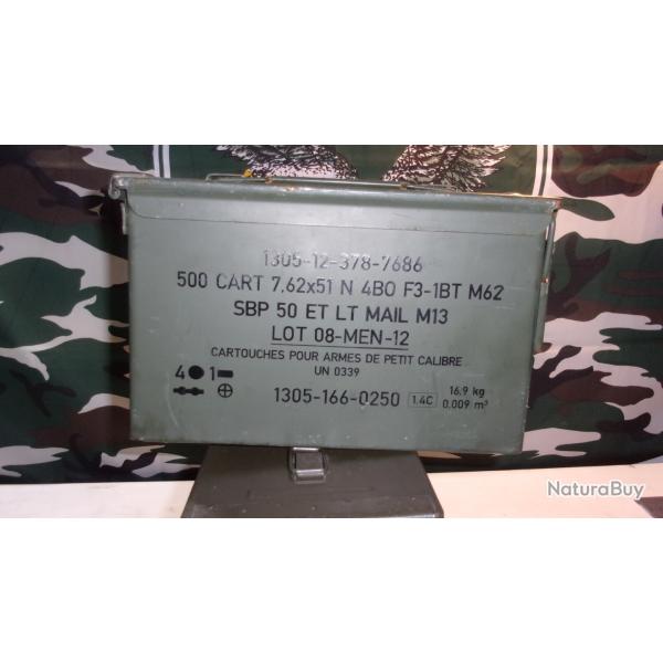 Caisses � munitions "acier" d'origine militaire, �tat impeccable