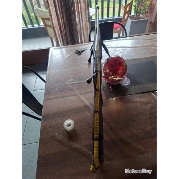 Vend carabine gaucher Tikka t3x warmint inox avec modrateur avec jet z compact