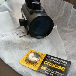 ASG 40 mm STRIKE ; Viseur Point Rouge ; dot sight red Référence 11097