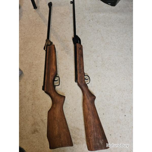 Lot carabines a plomb