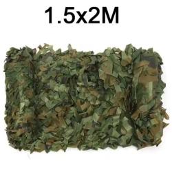 Filet Camouflage 15x2 M&egrave;tres Polyester Oxford R&eacute;sistant Ext&eacute;rieur Jardin Chasse Cl&ocirc;ture