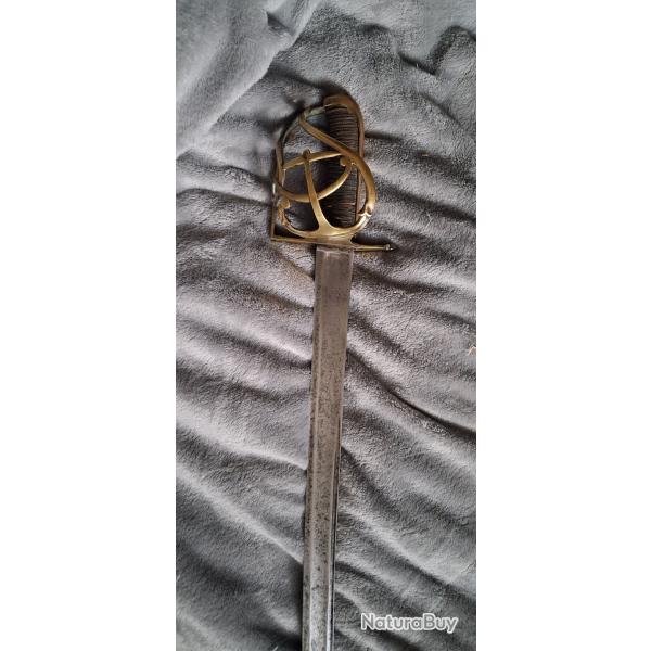 Trs Rare sabre d'officier de Marine 18eme