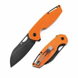 Couteau Pliant Kansept Model 6 Lame Acier 154CM Manche G10 Orange Liner Lock KT1022A4