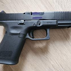 Glock 19 gen5 mos canon filete avec silencieux reducteur de son neuf.