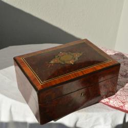 Coffret à bijoux Napoléon III style boulle