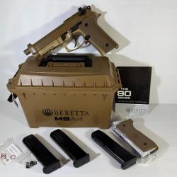 CATEGORIE B PISTOLET BERETTA CAL 9X19 TYPE M9A4 cerakote FDE GARANTIE 2 ANS FRAIS DE PORT OFFERT