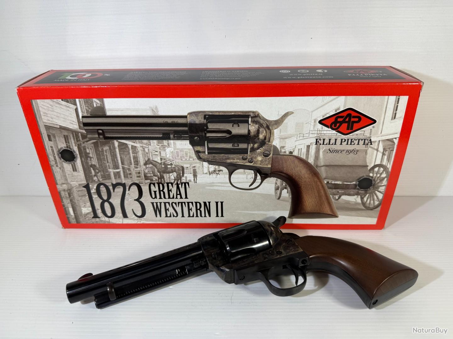 DESTOCKAGE CATEGORIE B REVOLVER PIETTA CAL 357 MAG SAA 1873 GREAT ...