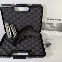 CATEGORIE B PISTOLET HAMMERLI CAL 22 LR FORGE H1 22 GARANTIE 2 ANS FRAIS DE PORT OFFERT