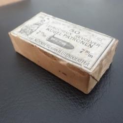 Boite fermée de 50 cartouches LEFAUCHEUX 7 mm à broche