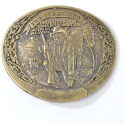 Boucle de ceinturon / ceinture US TEXAS RANGERS années 1970. Deco western country