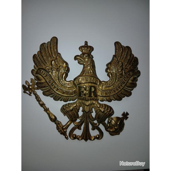 plaque de casque  pointe  1895