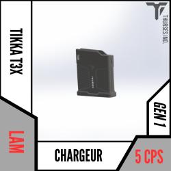 chargeur t3 tikka T3X LA magnum 5 coups  Thurses Industries