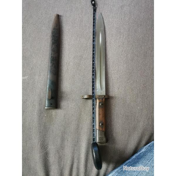 Dague ou ba�onnette, aucune id�e de la provenance de sa fabrication