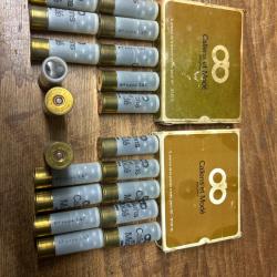 Cartouche, calibre, 12 chevrotine