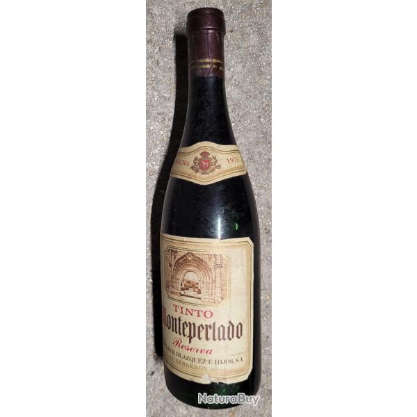 Bouteille de VIN ROUGE MONTEPERLADO Reserva (1975)(Espagne)