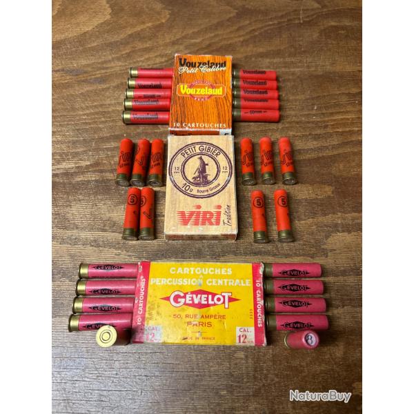 Cartouche calibre 12 mm