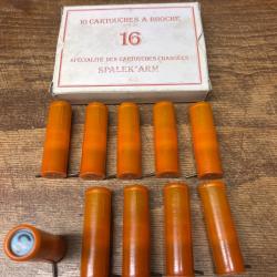 Cartouche à broches, calibre 16