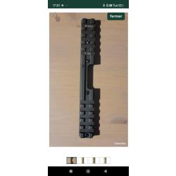 Rail Picatinny cz 457 25 MOA