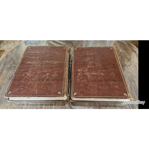 Militaria : 2 anciens livres tome I et II l'Album de la guerre 1914/1919 de 1926/1927