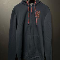 SWEATSHIRT ZIP BROWNING SNAPSHOT BLEU