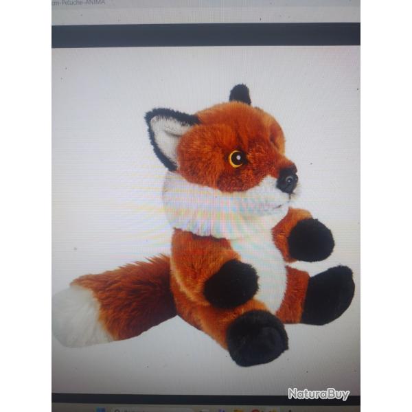 Peluche tetabizous 17cm anima renard