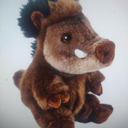 Peluche tetabizous 17cm anima sanglier