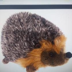 Peluche h&eacute;risson 24cm