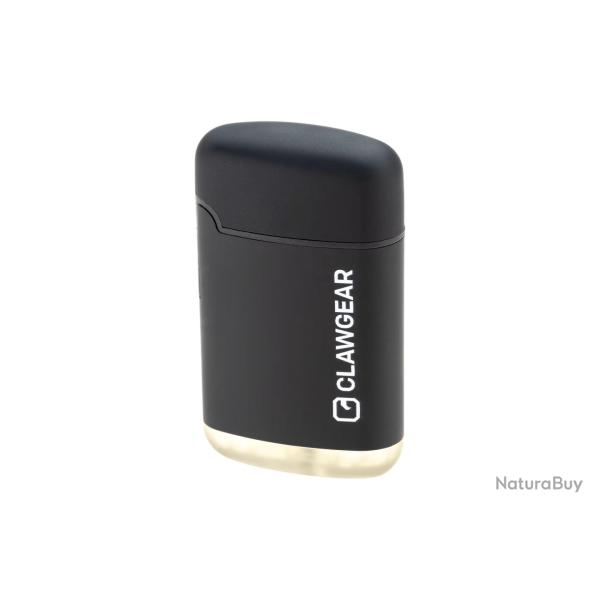 Briquet Clawgear Jetflame - Flamme 1300 �C, coupe-vent, rechargeable Noir