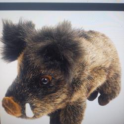 Peluche sanglier 18cm