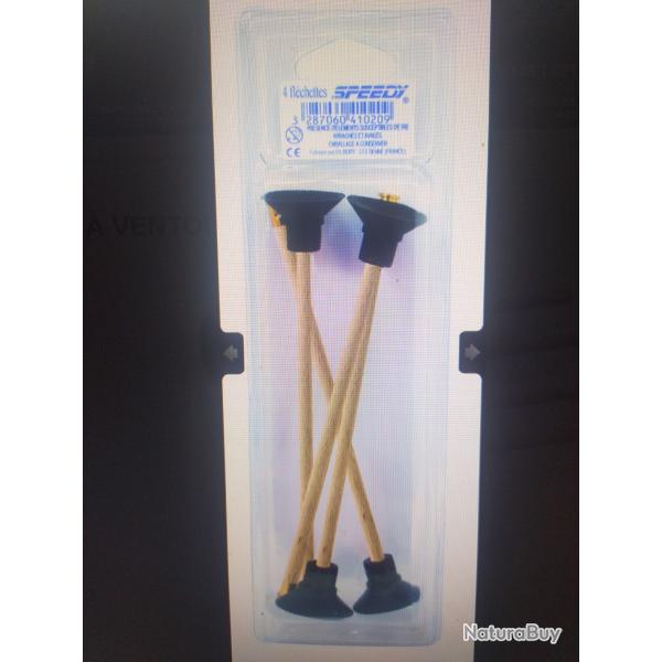 4 Fl�chettes � ventouses