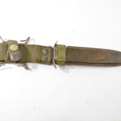 Fourreau de baionnette Danoise modèle 1962, crochets US. Danemark M62 fusil Garand Danois HTK GM50