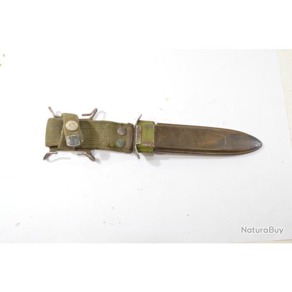 Fourreau de baionnette Danoise mod�le 1962, crochets US. Danemark M62 fusil Garand Danois HTK GM50
