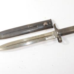 Baionnette Suédoise modèle 1896 pour Mauser Suédois 1896 6,5mm. EJ-AB